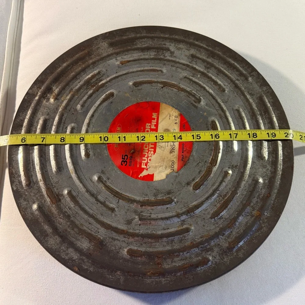 Vintage Fujicolor Positive Film 35mm Reel metal Canister